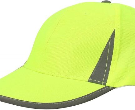 HIGH VISIBILITY BASEBALL YELLOW CAP