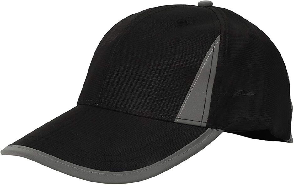 HIGH VISIBILITY BASEBALL BLACK CAP