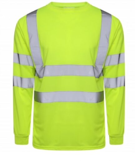 HIGH VISIBILITY LONG SLEEVE CREW NECK T-SHIRT 2