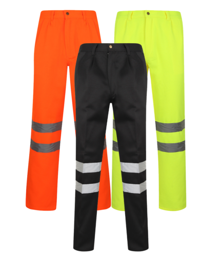 HIGH VISIBILITY POLYCOTTON WORK TROUSER