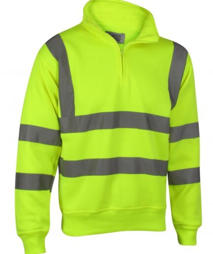 HIGH VISIBILITY QUARTER ZIP SWEATSHIRT 2