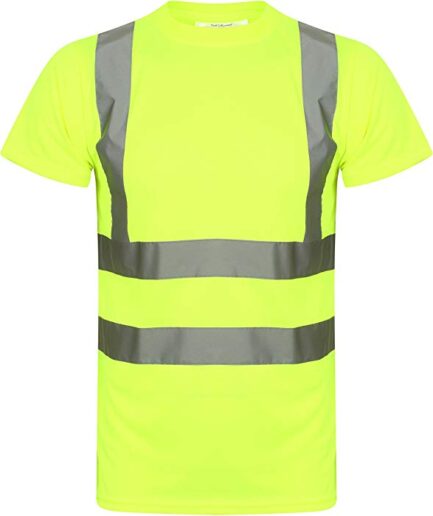 HIGH VISIBILITY SHORT SLEEVE CREW NECK T-SHIRT 2