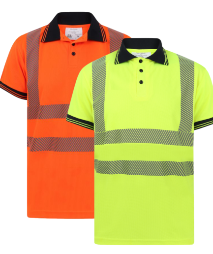 HIGH VISIBILITY SHORT SLEEVE POLO SHIRT