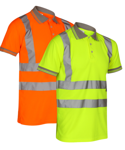 HIGH VISIBILITY SHORT SLEEVE POLO SHIRT