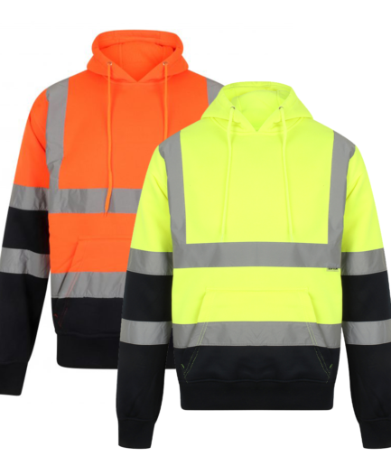 HIGH VISIBILITY TWO-TONE HOODY