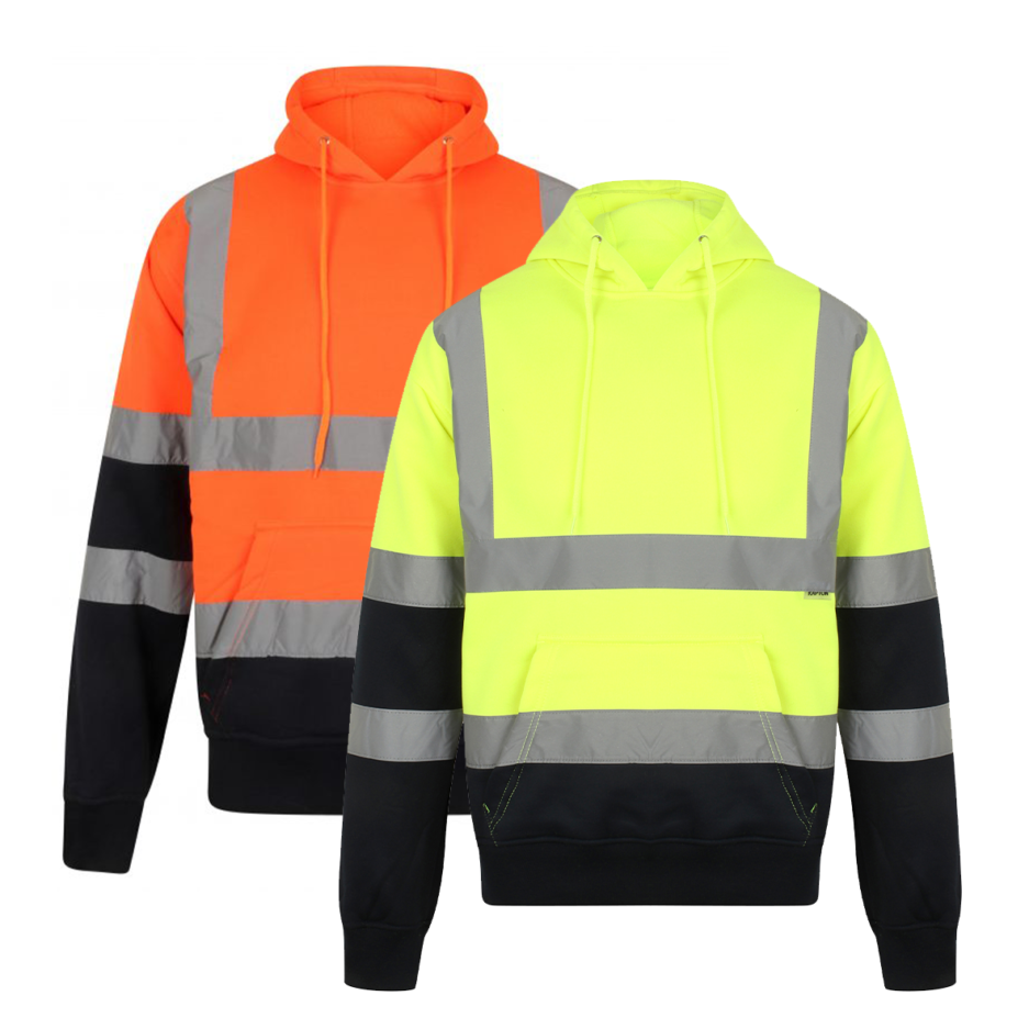 HIGH VISIBILITY TWO-TONE HOODY