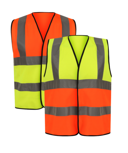 HIGH VISIBILITY TWO-TONE SAFETY VEST