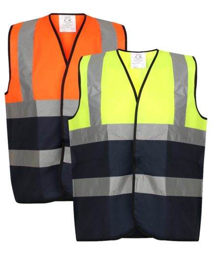 HIGH VISIBILITY TWO-TONE SAFETY VEST