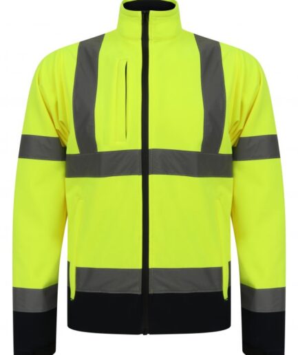 HIGH VISIBILITY TWO-TONE SOFT SHELL JACKET 2