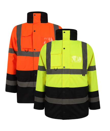 HIGH VISIBILITY TWO-TONE TRAFFIC JACKET