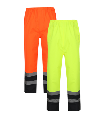 HIGH VISIBILITY TWO-TONE WATERPROOF OVER TROUSER