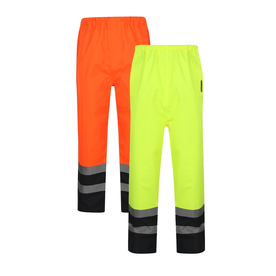 HIGH VISIBILITY TWO-TONE WATERPROOF OVER TROUSER